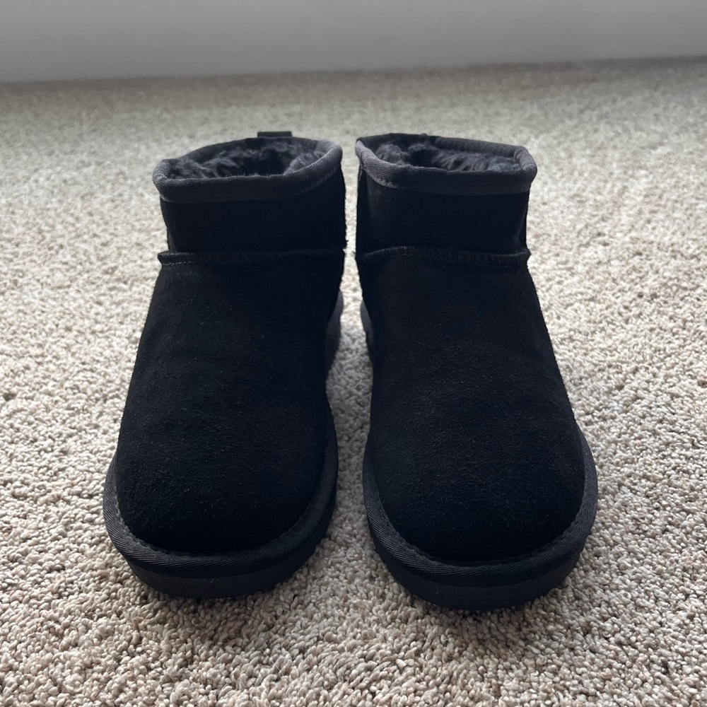 Black Ultra Mini Ugg Boot Dupe